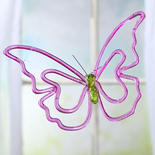 Large Beauty Pink Acrylic Butterfly