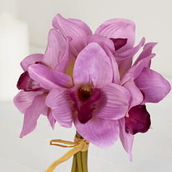 Lavender Artificial Cymbidium Orchid Bundle