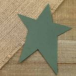 Primitive Green Speckled Tin Star