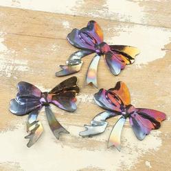 Burnished Metal Bow Cutouts