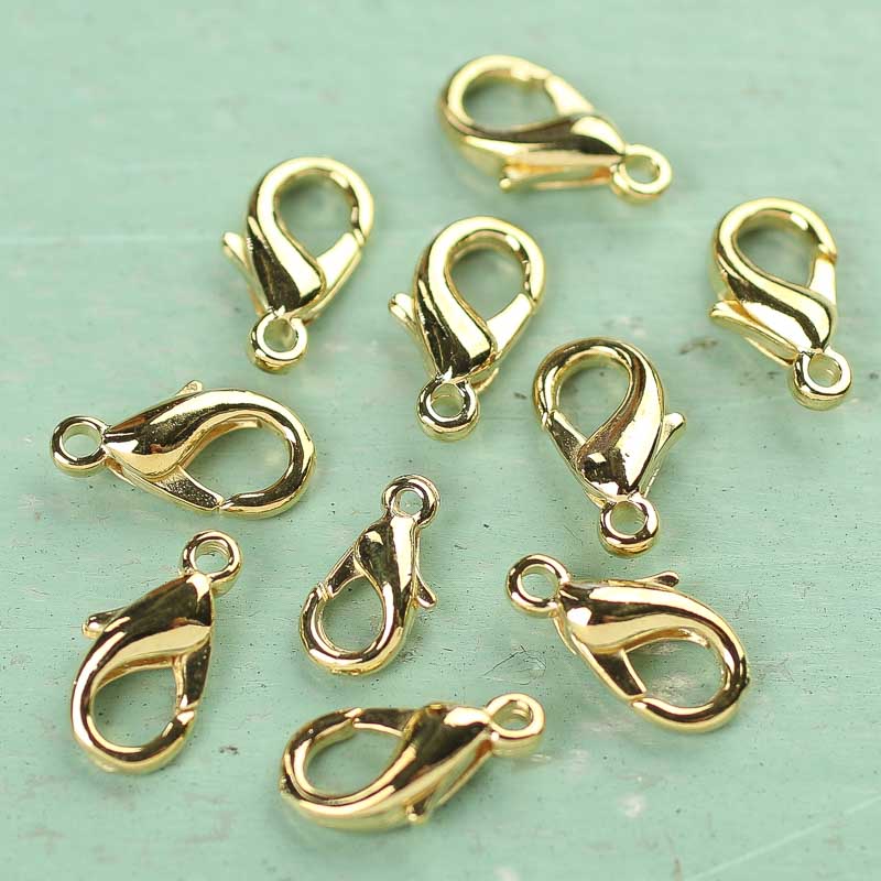 28x14mm Large Antique Gold Pewter Peace Sign Lobster Claw Clasps 5 