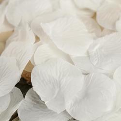 White Artificial Rose Petals