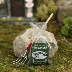 Miniature Country Garden Manure and Pitch Fork Set