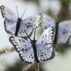 Light Blue Monarch Artificial Butterflies