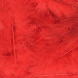 Red Natural Loose Marabou Feathers