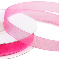 Hot Pink Organza Ribbon