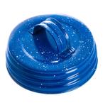 Blue Speckled Enamelware Mason Jar Lid with Handle