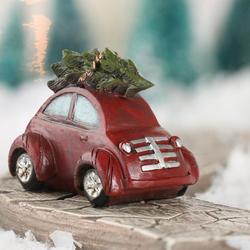 Miniature 'Bringing Home the Christmas Tree' Car