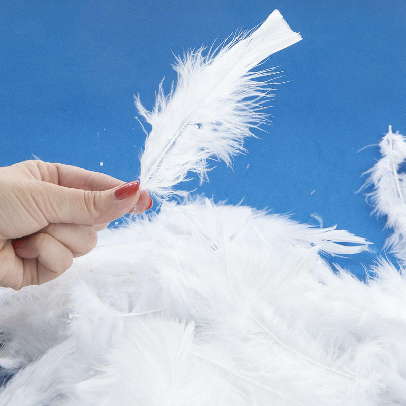 White Natural Loose Marabou Feathers - Feathers - Basic Craft Supplies ...