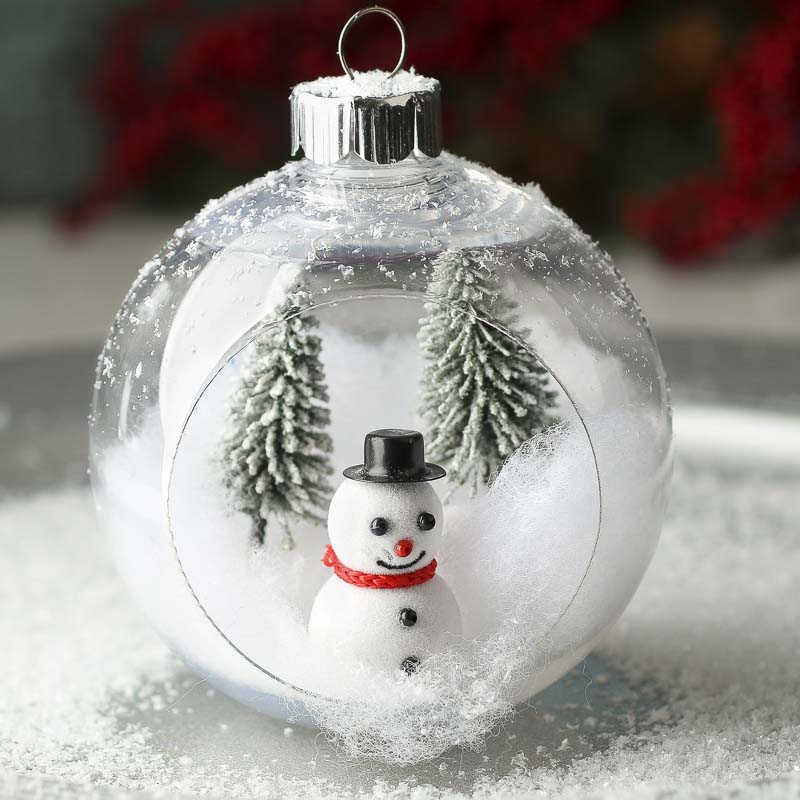 Open Christmas Ball Ornament - Christmas Ornaments - Christmas and Winter - Holiday Crafts