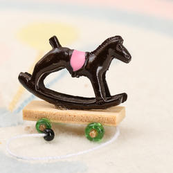 Miniature Rocking Horse Pull Toy