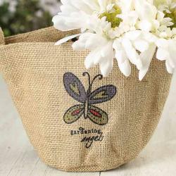 "Gardening Angels" Garden Burlap Bag