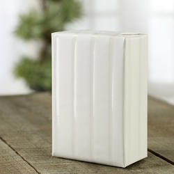 White Stripe Pre-Wrapped Foldable Gift Box