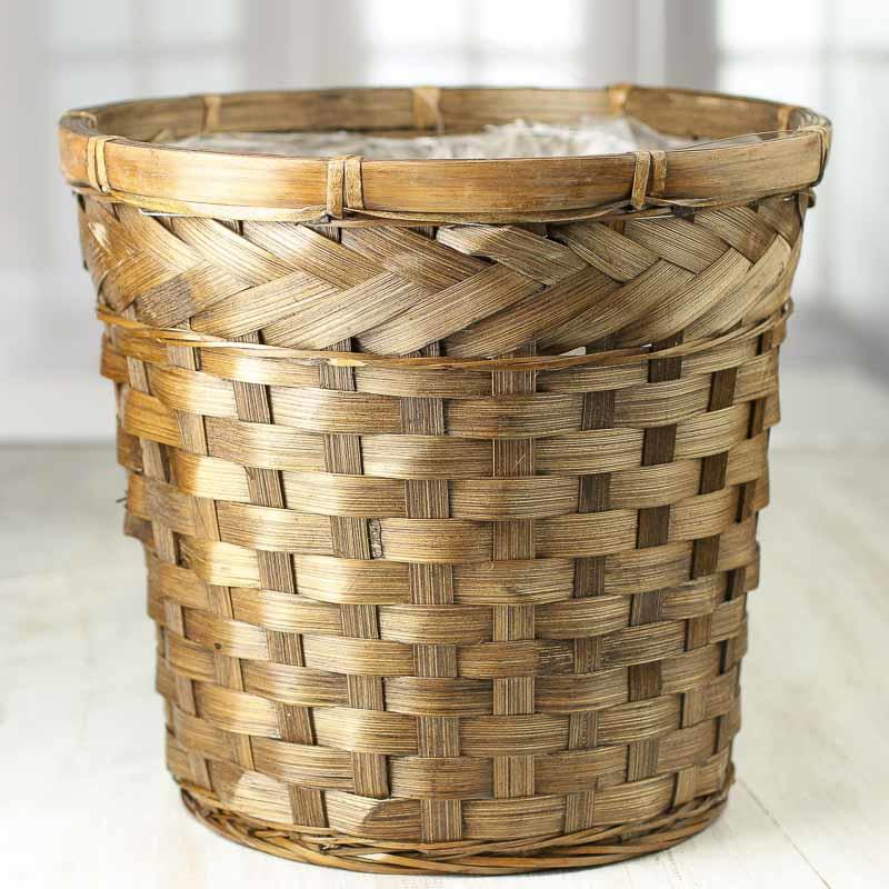 Plastic Lined Wicker Basket - Baskets, Buckets, & Boxes ...

