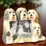 Small Bearded Collie Magnet Picture Frame