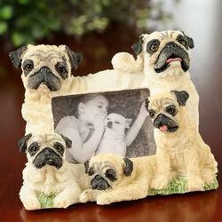Small Pug Magnet Picture Frame