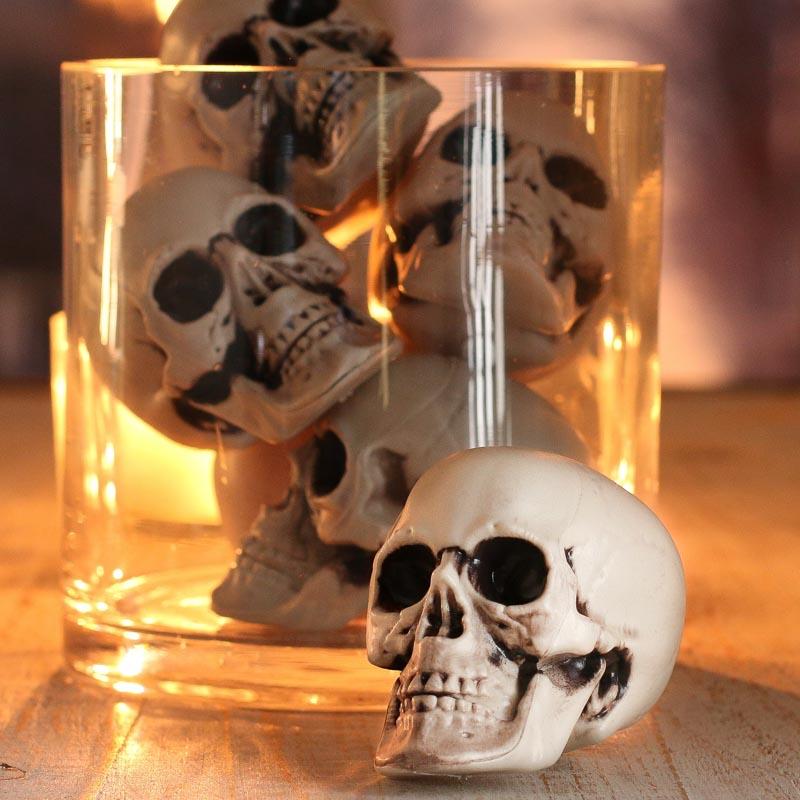 Plastic Skeleton Skulls Bowl and Vase Fillers Fall and