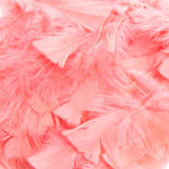 Coral Natural Loose Marabou Feathers