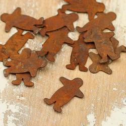 Miniature Rusty Tin Gingerbread Cutouts