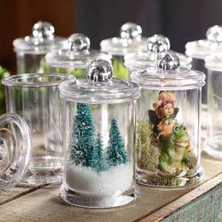Miniature Clear Apothecary Jars