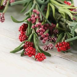 Burgundy and Red Artificial Wildberry Garland