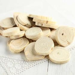 Small Round Natural Birch Wood Slices