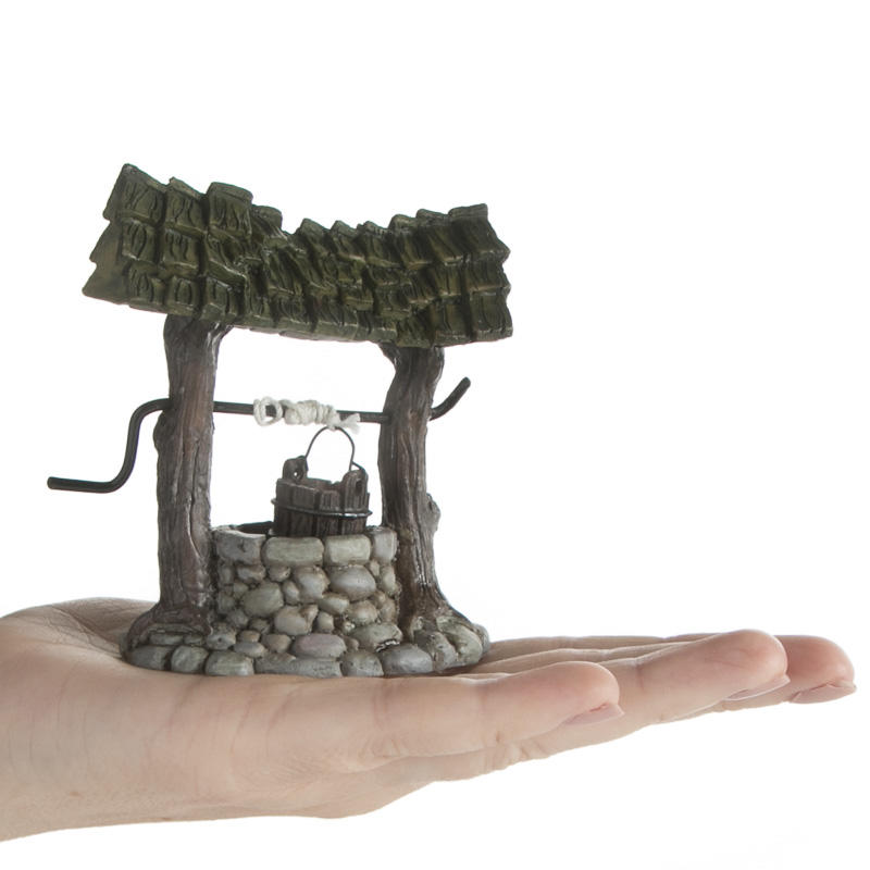 Miniature Wishing Well - Fairy Garden Miniatures - Dollhouse Miniatures ...