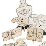 Ready-to-Decorate Wood Standing Santa Kit