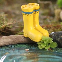 Miniature Yellow Rain Boots