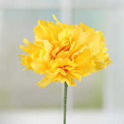 Yellow Artificial Carnation Pick