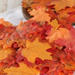 Fall Artificial Maple Leaves