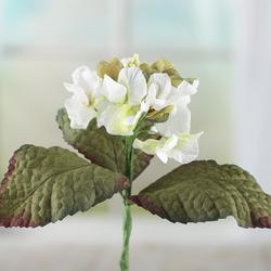 White Artificial Hydrangea Pick