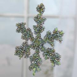 Beaded Snowflake Ornament