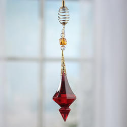 Red Diamond Trillion Ornament
