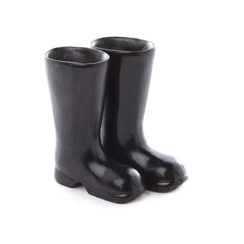 Miniature Black Boots - Christmas Miniatures - Christmas and Winter ...