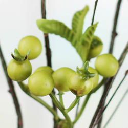 Green Artificial Berry and Twig Branch Spray