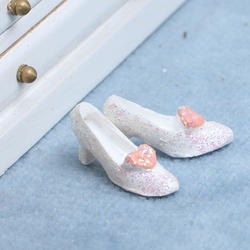 Miniature Sparkling Cinderella Princess Slippers