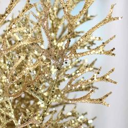 Sparkling Gold Artificial Staghorn Fern Sprays