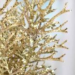 Sparkling Gold Artificial Staghorn Fern Sprays