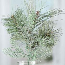 Sparkling Artificial Pine and Cedar Pick