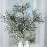 Sparkling Icy Artificial Pine and Cedar Pick