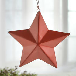 Primitive Red Barn Star
