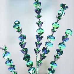 Green and Blue Festive Holographic Sequin Spray