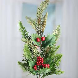 Artificial Pine and Holly Spray