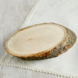 Small Oval Wood Tree Trunk Slice