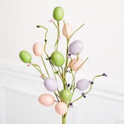 Pastel Easter Egg and Berry Spray