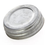 Galvanized Metal Small Mouth Canning Jar Lid