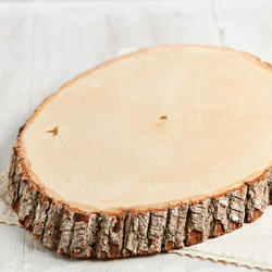 Large Oval Wood Tree Trunk Slice
