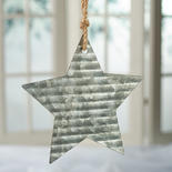 Corrugated Metal Star Ornament