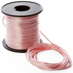 Light Pink Satin Rattail Cord